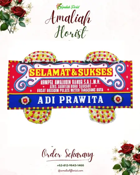 Papan Bunga Ucapan Selamat Sirnabakti